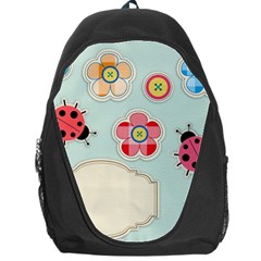 Buttons & Ladybugs Cute Backpack Bag by Simbadda