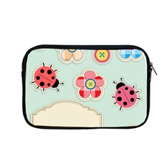 Buttons & Ladybugs Cute Apple Macbook Pro 13  Zipper Case by Simbadda