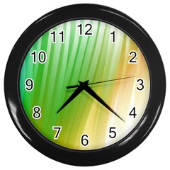 Folded Paint Texture Background Wall Clocks (black) by Simbadda