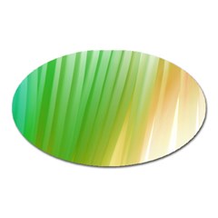 Folded Paint Texture Background Oval Magnet by Simbadda