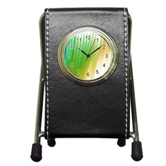 Folded Paint Texture Background Pen Holder Desk Clocks by Simbadda