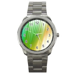 Folded Paint Texture Background Sport Metal Watch by Simbadda