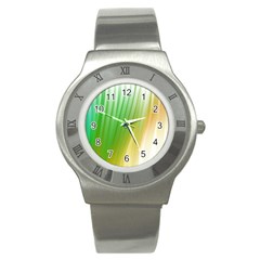 Folded Paint Texture Background Stainless Steel Watch by Simbadda