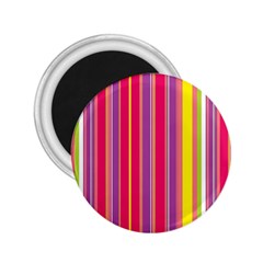 Stripes Colorful Background 2 25  Magnets by Simbadda