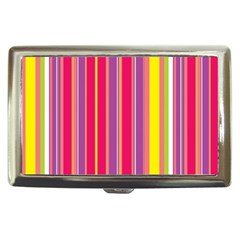 Stripes Colorful Background Cigarette Money Cases by Simbadda