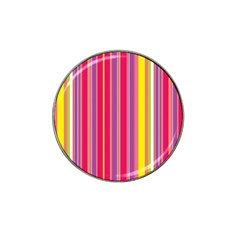 Stripes Colorful Background Hat Clip Ball Marker (4 Pack) by Simbadda