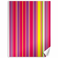 Stripes Colorful Background Canvas 36  X 48   by Simbadda