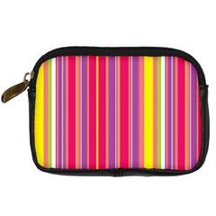 Stripes Colorful Background Digital Camera Cases by Simbadda