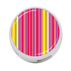 Stripes Colorful Background 4-port Usb Hub (two Sides)  by Simbadda