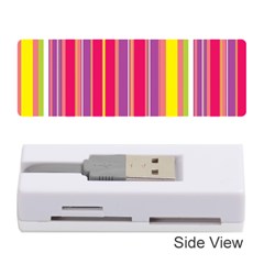 Stripes Colorful Background Memory Card Reader (stick)  by Simbadda