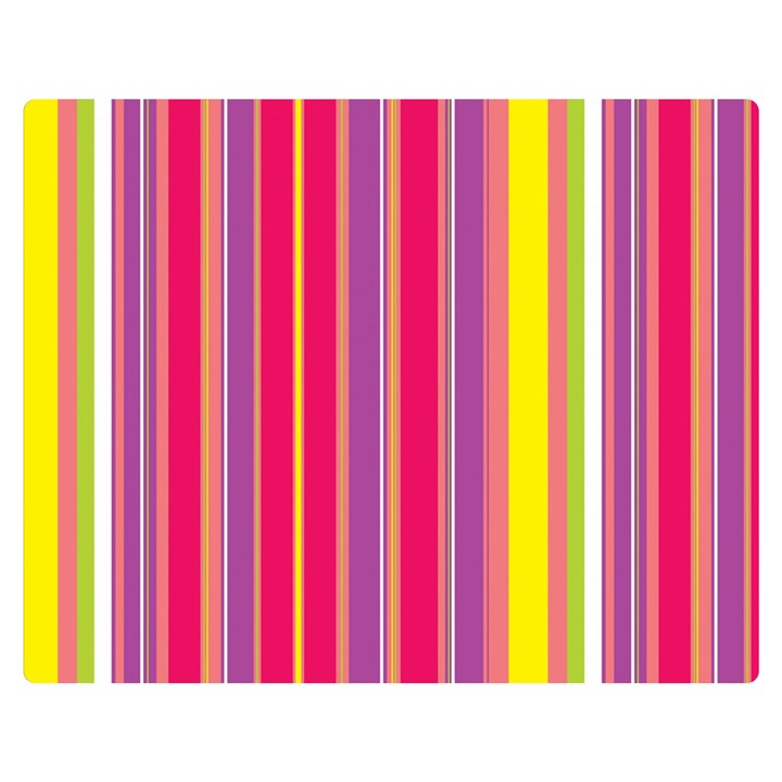 Stripes Colorful Background Double Sided Flano Blanket (Medium) 