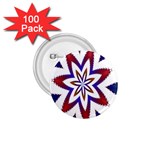 Fractal Flower 1.75  Buttons (100 pack)  Front