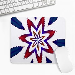 Fractal Flower Large Mousepads by Simbadda