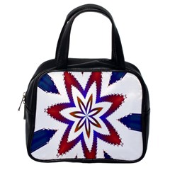 Fractal Flower Classic Handbags (one Side) by Simbadda