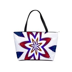 Fractal Flower Shoulder Handbags