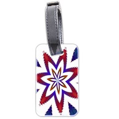 Fractal Flower Luggage Tags (two Sides) by Simbadda