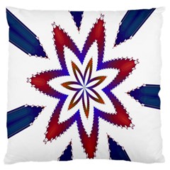 Fractal Flower Standard Flano Cushion Case (one Side) by Simbadda