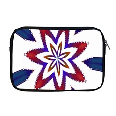 Fractal Flower Apple Macbook Pro 17  Zipper Case by Simbadda