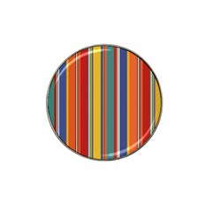 Stripes Background Colorful Hat Clip Ball Marker by Simbadda