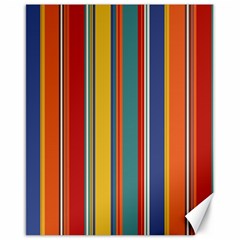 Stripes Background Colorful Canvas 16  X 20   by Simbadda