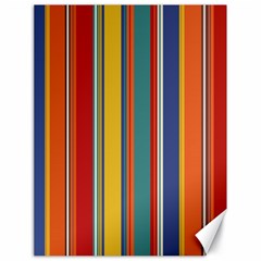 Stripes Background Colorful Canvas 18  X 24   by Simbadda