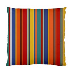 Stripes Background Colorful Standard Cushion Case (one Side) by Simbadda