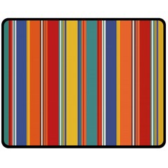 Stripes Background Colorful Fleece Blanket (medium)  by Simbadda