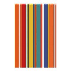 Stripes Background Colorful Shower Curtain 48  X 72  (small)  by Simbadda