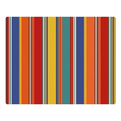 Stripes Background Colorful Double Sided Flano Blanket (large)  by Simbadda