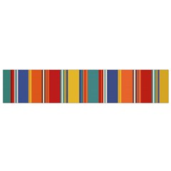 Stripes Background Colorful Flano Scarf (small) by Simbadda