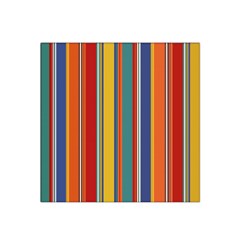 Stripes Background Colorful Satin Bandana Scarf by Simbadda