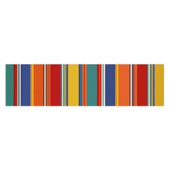 Stripes Background Colorful Satin Scarf (oblong) by Simbadda