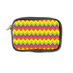 Colorful Zigzag Stripes Background Coin Purse by Simbadda