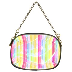 Abstract Stripes Colorful Background Chain Purses (two Sides)  by Simbadda