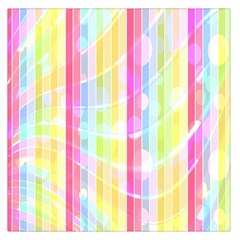 Abstract Stripes Colorful Background Large Satin Scarf (square) by Simbadda