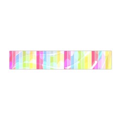 Abstract Stripes Colorful Background Flano Scarf (mini) by Simbadda