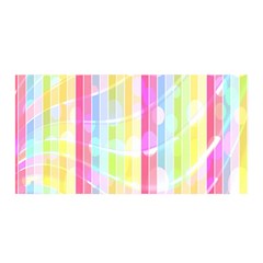 Abstract Stripes Colorful Background Satin Wrap by Simbadda