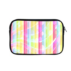 Abstract Stripes Colorful Background Apple Macbook Pro 13  Zipper Case by Simbadda