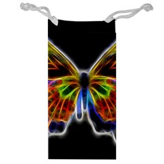 Fractal Butterfly Jewelry Bag by Simbadda