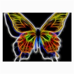 Fractal Butterfly Large Glasses Cloth (2-side) by Simbadda