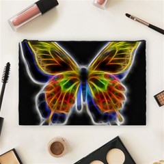 Fractal Butterfly Cosmetic Bag (large)  by Simbadda