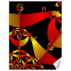 Fractal Ribbons Canvas 18  X 24   by Simbadda