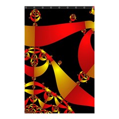 Fractal Ribbons Shower Curtain 48  X 72  (small)  by Simbadda