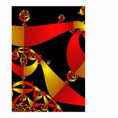 Fractal Ribbons Small Garden Flag (two Sides) by Simbadda