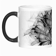 Fractal Black Flower Morph Mugs by Simbadda