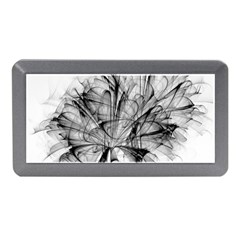 Fractal Black Flower Memory Card Reader (mini) by Simbadda