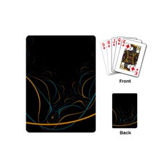 Fractal Lines Playing Cards (mini)  by Simbadda