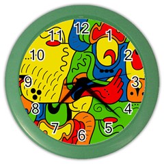 Mexico Color Wall Clocks by Valentinaart