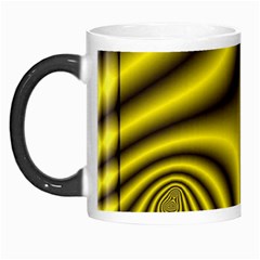 Yellow Fractal Morph Mugs by Simbadda