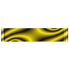 Yellow Fractal Flano Scarf (small) by Simbadda